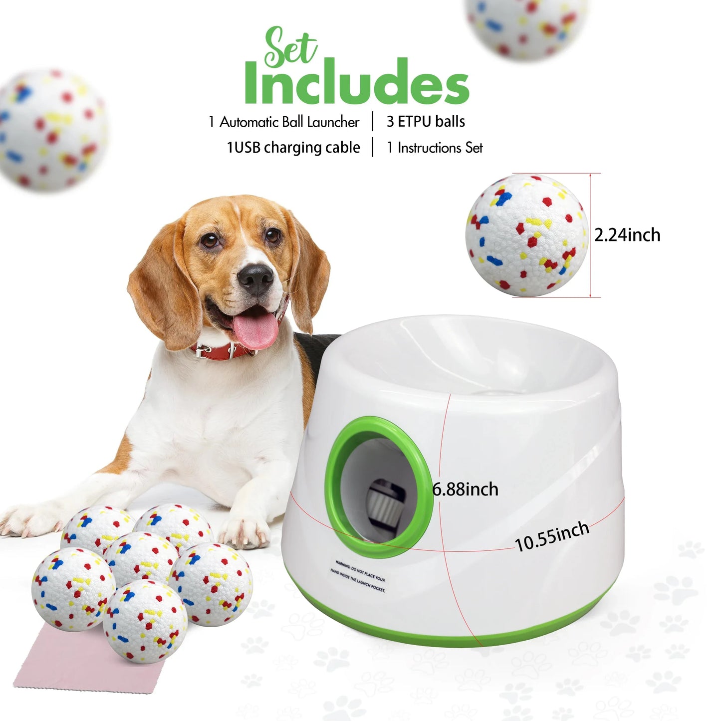 Automatic Dog Ball Launcher Machine