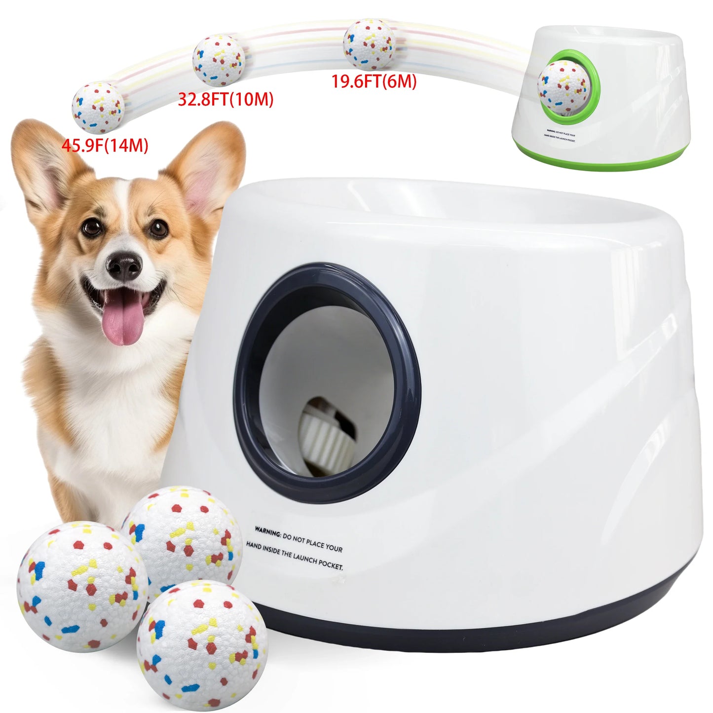 Automatic Dog Ball Launcher Machine