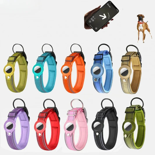 AirTag Dog Collar Reflective Case